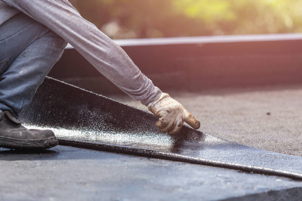 Professional Basement Waterproofing technician working in Altoona, PA